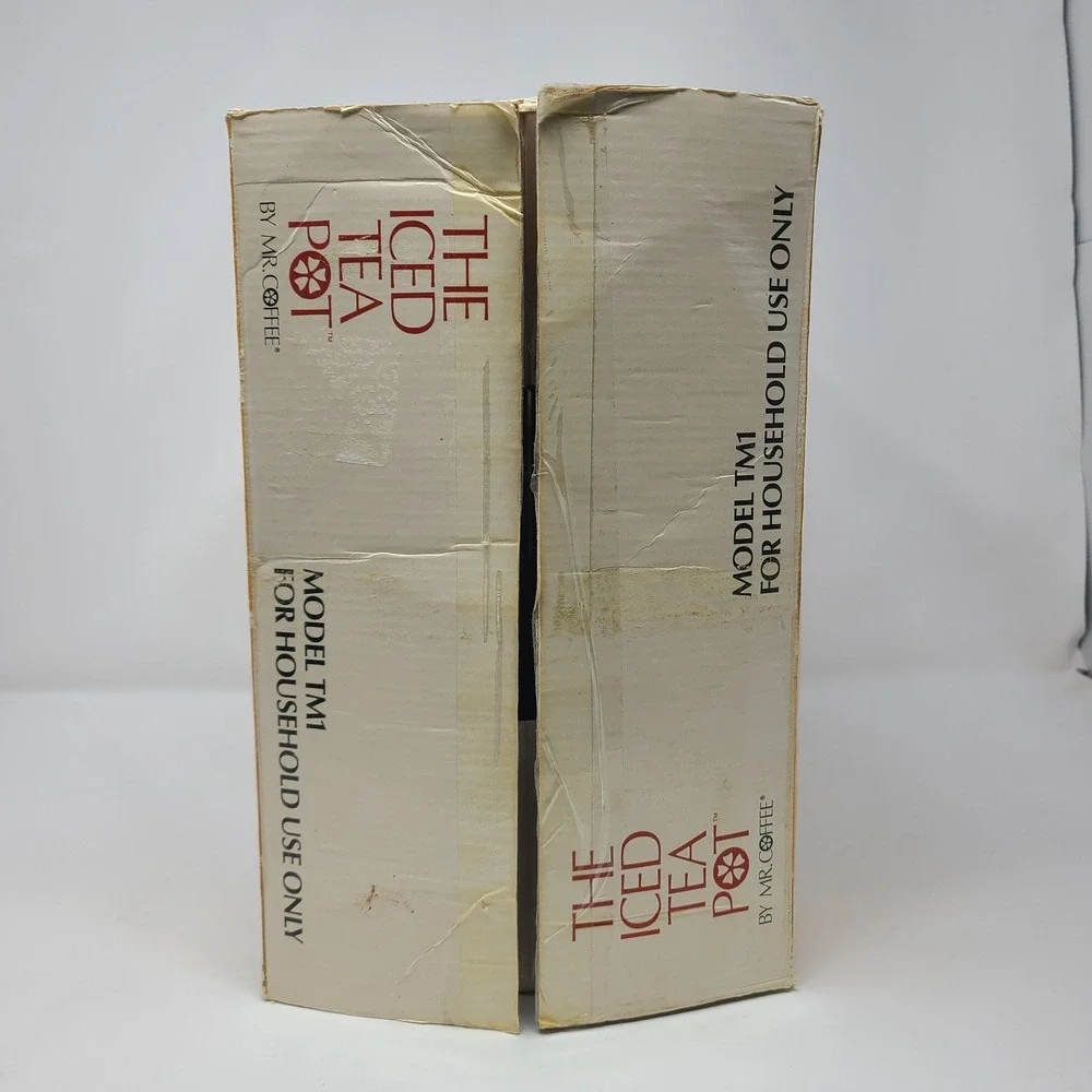 The Iced Tea Pot by Mr. Coffee Tea Maker Model TM1 Red 2 QT Excellent Condition
